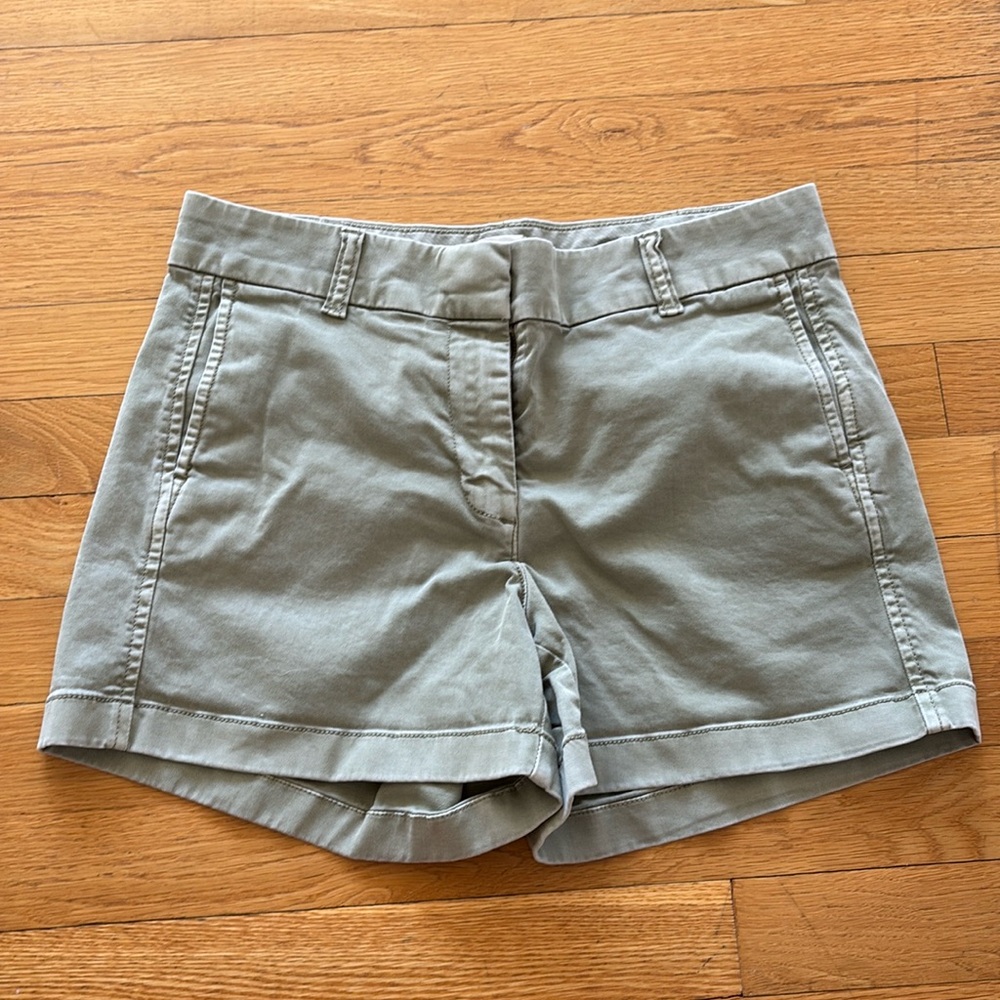 J. Crew Chino Green Shorts